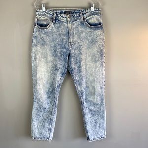 Abercrombie & Fitch Simone High Rise Slim Acid Wash Jeans Size 31/12